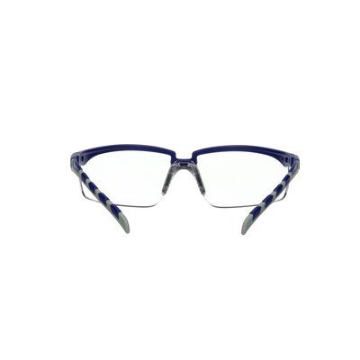3M™ Solus™ 2000 Schutzbrille, blau/graue Bügel, beschlagfest/kratzfest, klare Scheibe, winkelverstellbar, S2001AF-BLU-EU