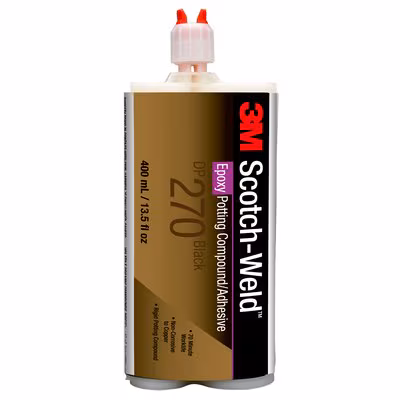 3M™ Scotch-Weld™ 2-Komponenten-Konstruktionsklebstoff auf Epoxidharzbasis DP270, Schwarz, 400 ml