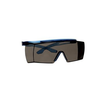 3M™ SecureFit™ 3700 Überbrille, blaue Bügel, Scotchgard™ Anti-Fog-Beschichtung (K&N), graue Scheibe, SF3702SGAF-BLU-EU