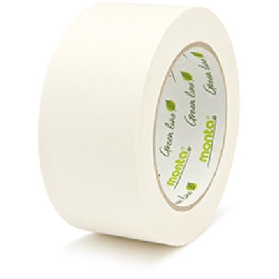 monta pack 850 Papierklebeband weiss 50 mm x 50 m greenline