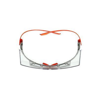  3M™ SecureFit™ 3700 Überbrille, oranges Gestell, Scotchgard™ Antibeschlag-/Antikratz- Beschichtung (K&N), klare Scheibe, SF3701SGAF-ORG