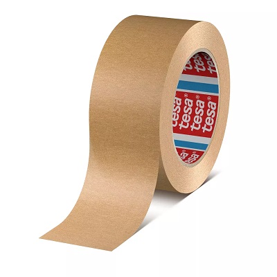 tesa 4713 tesapack Papierklebeband mit Naturkautschukkleber braun, 50 mm x 50 m