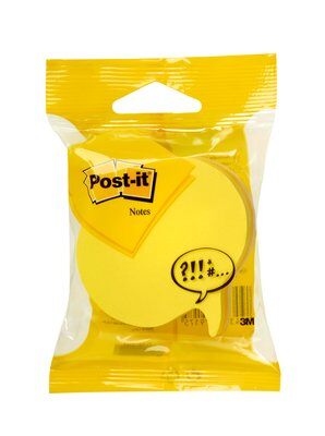 Post-it® Würfel 2007SP, 70 x 70 mm, gelb, ultragelb, weiß, 1 Würfel à 225 Blatt