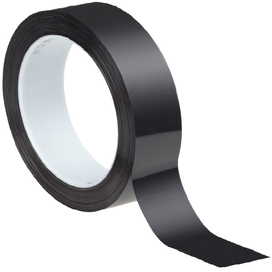 3M™ Polyesterklebeband 850, Schwarz, 25 mm x 66 m, 0.05mm