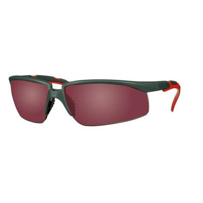 3M™ Solus™ 2000 Schutzbrille, grau/rote Bügel, rot verspiegelte Scheibe, winkelverstellbar, Anti-Kratz-Beschichtung, S2024AS-RED-EU