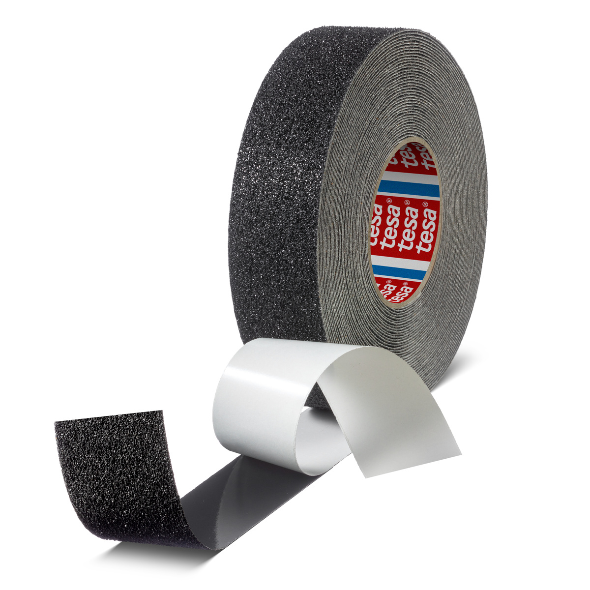 tesa 60954 Anti-Rutschband extra stark, 18m x 50mm, schwarz