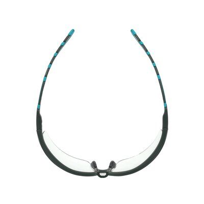 3M™ Solus™ Serie 2000, S2001SGAF-BGR, grau/türkise Bügel, Scotchgard™ Anti-Fog-Beschichtung, transparente Anti-Fog-Antikratz-Scheibe
