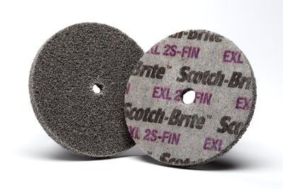 3M Scotch-Brite™ EXL Verpresste Kompaktscheibe XL-UW, 75 mm x 6,35 mm x 6,35 mm, 8A MED