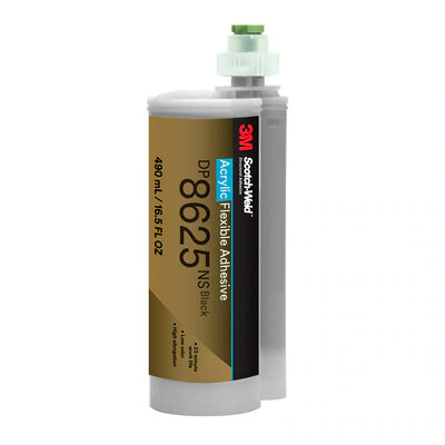 3M™ Scotch-Weld™ 2 Komponenten-Konstruktionsklebstoff auf Acrylatbasis DP8625NS, Schwarz, 490 ml