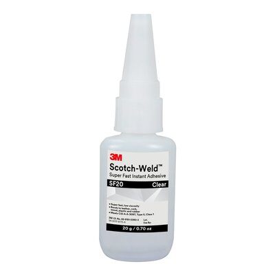 3M™ Scotch-Weld™ Cyanacrylat-Klebstoff SF20, Klar, 20 g