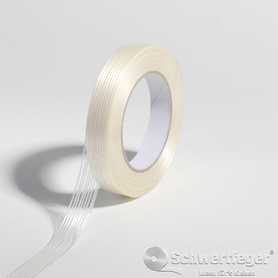 10x Filamentband Filament Klebeband Packband 50m X 19mm fadenverstärkt 