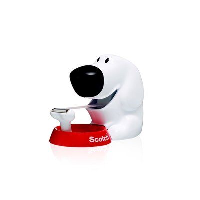 Scotch® Tischabroller im Hunde Design + Scotch® Magic™ unsichtbares Klebeband, 19 mm x 8.89 m