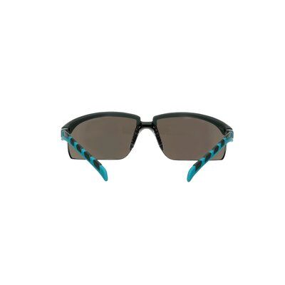 3M™ Solus™ Serie 2000, S2002SGAF-BGR, grau/türkise Bügel, Scotchgard™ Anti-Fog-Beschichtung, graue Anti-Fog-Antikratz-Scheibe