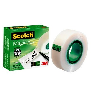 Scotch® Magic™ Unsichtbares Klebeband, 1 Rolle, 19 mm x 33 m