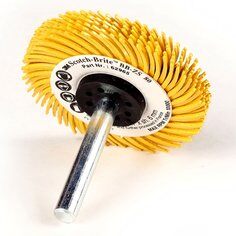 Scotch-Brite™ Bristle Disc BB-ZS mit Schaft, gelb, 50.8mm, P80, Typ C