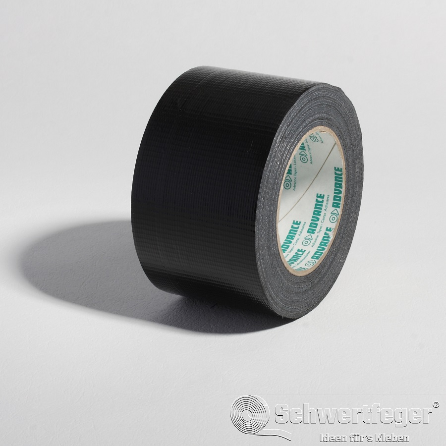 SPADA® AT 132 Gewebeklebeband schwarz 100 mm x 50 m