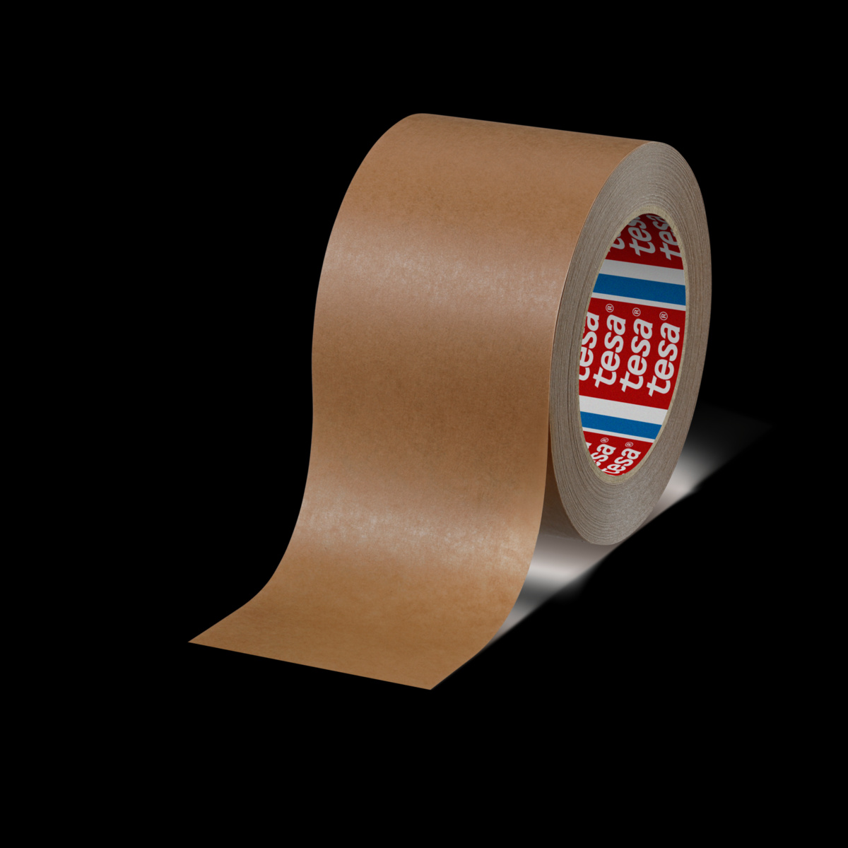 tesapack Papier/Hotmelt PV12, 50m x 75mm, braun