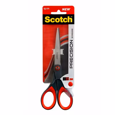 Scotch™ Präzisionsschere rot, 18 cm