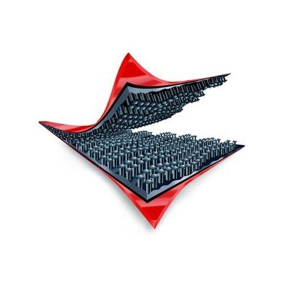 3M™ Dual Lock™ flexibler Druckverschluss SJ3540, schwarz, 25 mm x 45,7 m, 5,7 mm, 40 Köpfe/cm2, Innenbereich