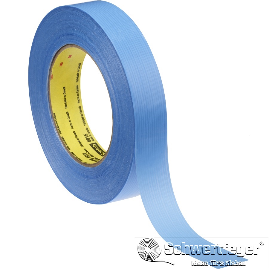 3M 8915 Scotch® Filamentklebeband, Blau, 18 mm x 55 m, 0.15 mm