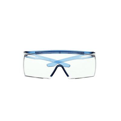 3M™ SecureFit™ 3700 Überbrille, blaue Bügel, Scotchgard™ Anti-Fog-Beschichtung (K&N), transparente Scheibe, SF3701SGAF-BLU-EU, 20 pro Packung