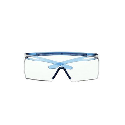 3M™ SecureFit™ 3700 Überbrille, blaue Bügel, Scotchgard™ Anti-Fog-Beschichtung (K&N), transparente Scheibe, SF3701SGAF-BLU-EU