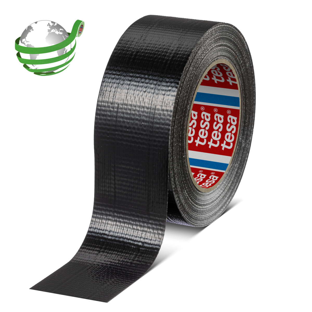 tesa 4615 General Purpose Duct Tape, recycled, 50m x 50mm, schwarz