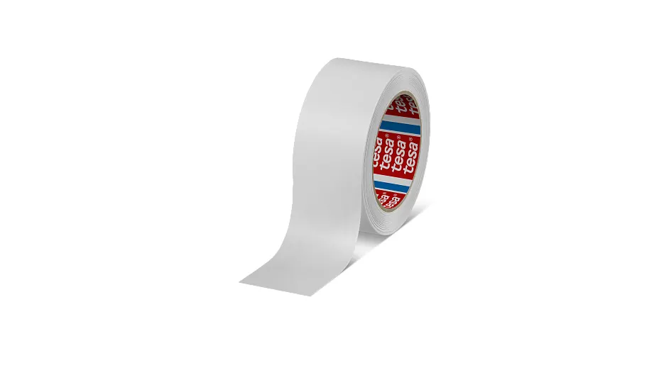 tesa 4313 tesapack PV10 Papierklebeband mit Hotmeltkleber weiss 50 mm x 50 m