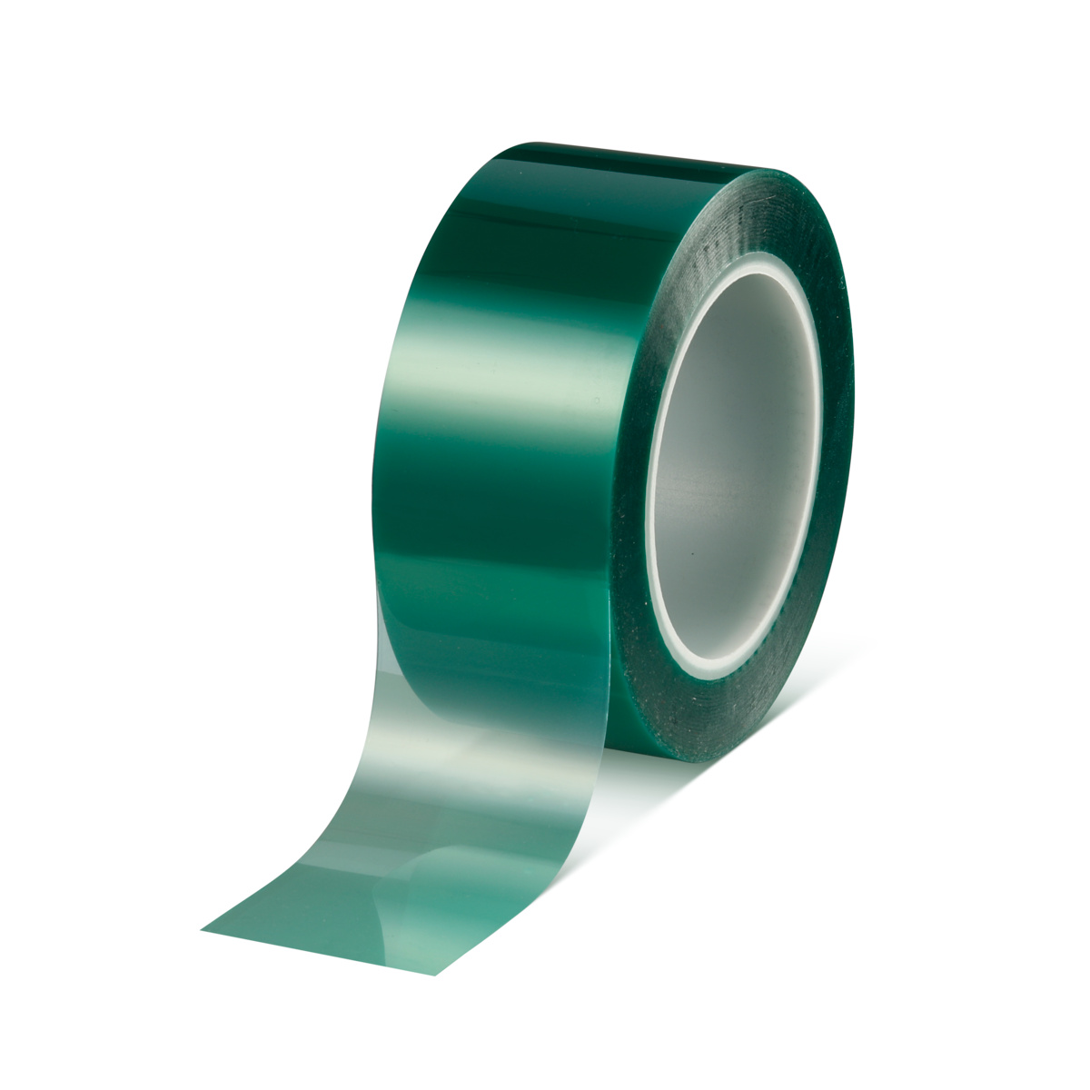 tesa 50600 PET-Abdeckband 220°C, 66m x 50mm, grün-transparent