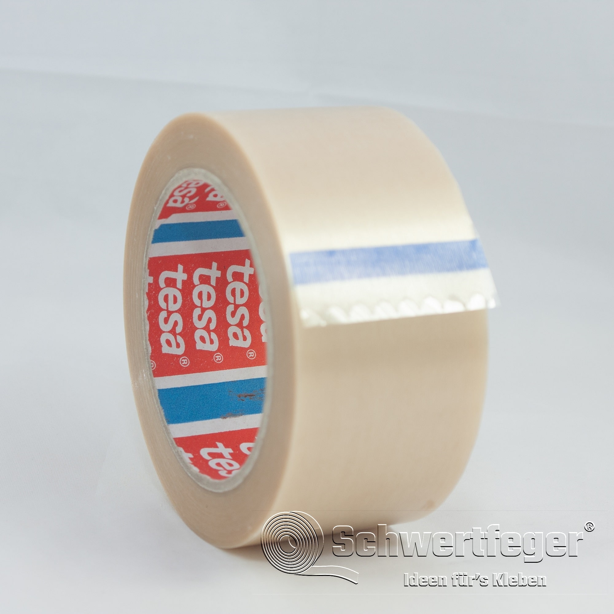 tesa 4100 PVC Klebeband strukturiert transparent 50 mm x 66 m lang
