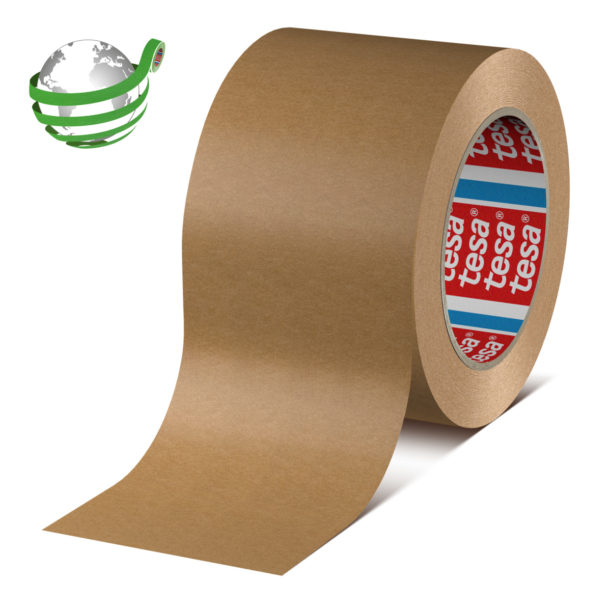 tesa 4513 Paper Packaging Tape, 50m x 50mm, braun