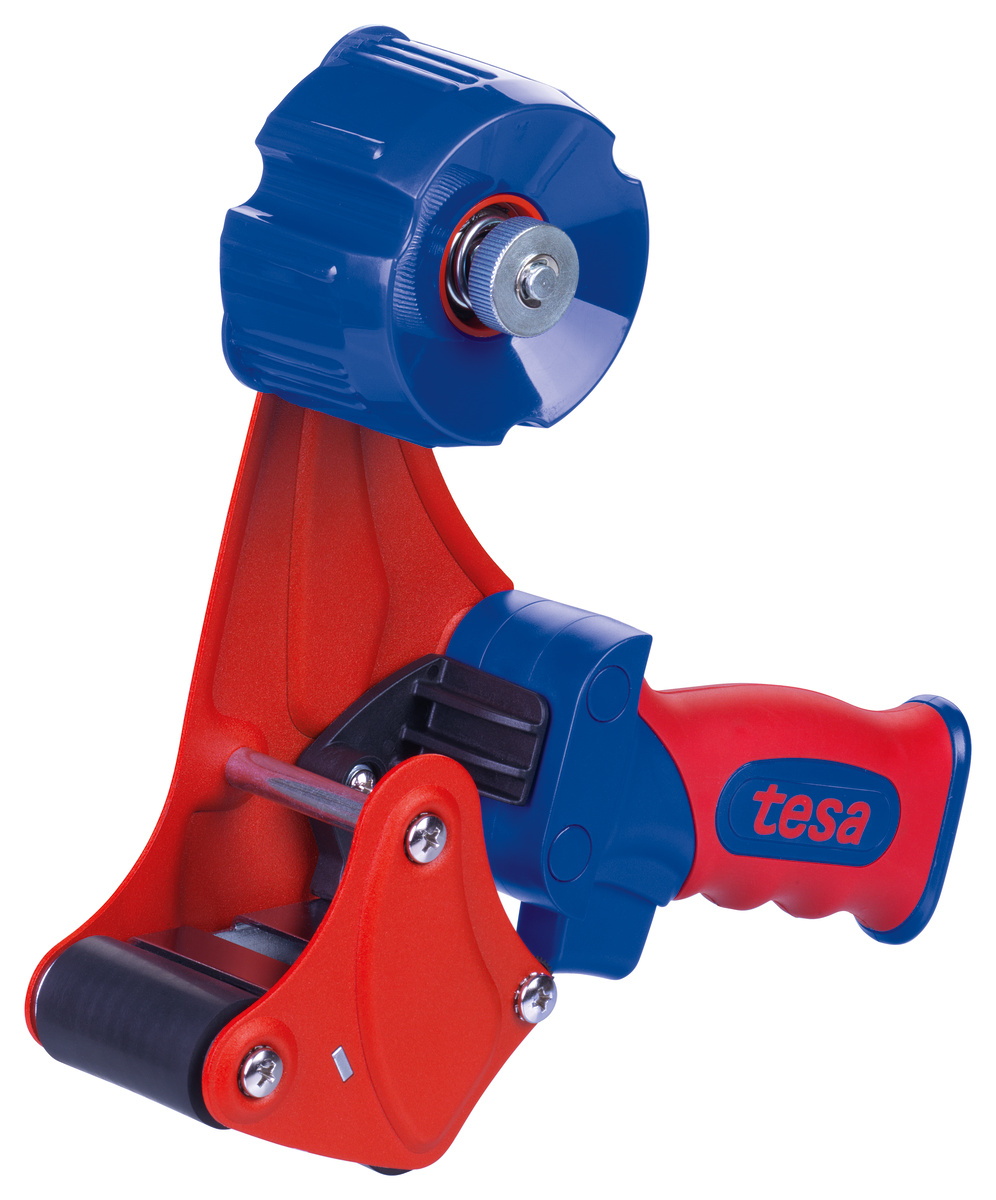 tesa 56402 Verpackungsklebeband-Handabroller Premium für Rollen mit 50mm Breite