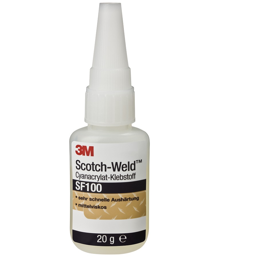 3M™ Scotch-Weld™ Cyanacrylat-Klebstoff SF100, Klar, 20 g