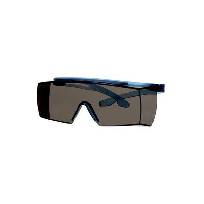 3M™ SecureFit™ 3700 Überbrille, blaue Bügel, Scotchgard™ Anti-Fog-Beschichtung (K&N), graue Scheibe, SF3702SGAF-BLU-EU