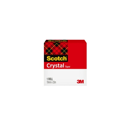 Scotch® Crystal Klebeband, transparent, 19 mm x 33 m