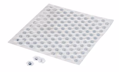 3M™ Bumpon™ SJ6553BL Elastikpuffer Mini-Pack, Transparent, 11.0x 3.05mm, 132 Stück, Klebstoff Synthetischer Kautschuk R-25