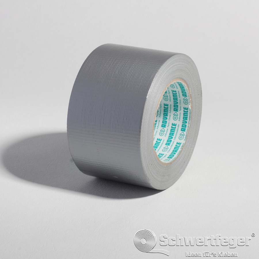 SPADA® AT 132 Gewebeklebeband silber 100 mm x 50 m