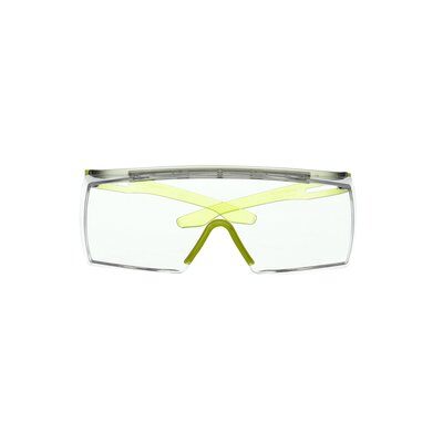 3M™ SecureFit™ 3700 Überbrille, lindgrüne Bügel, Scotchgard™ Anti-Beschlag Beschichtung (K&N), transparente Scheibe, winkelverstellbar, SF3701SGAF-GRN-EU