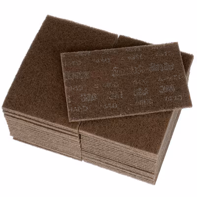 3M Scotch-Brite™ Cut and Polish Handpad 7440, 158 mm x 224 mm, A MED