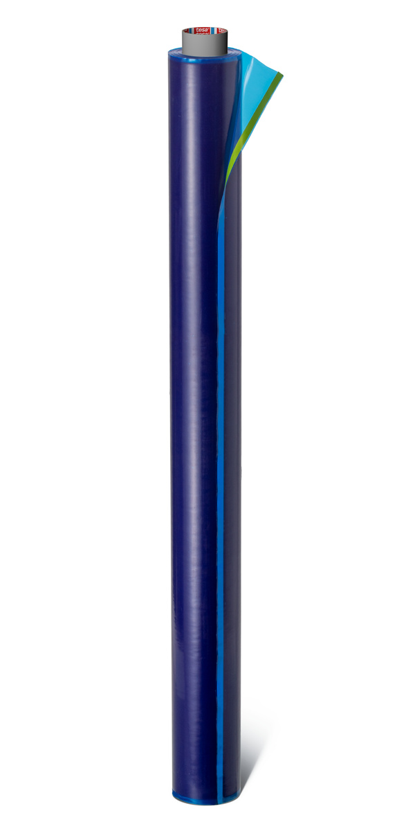 tesa 4414, 66m x 1450mm, blau-transparent, Slitter