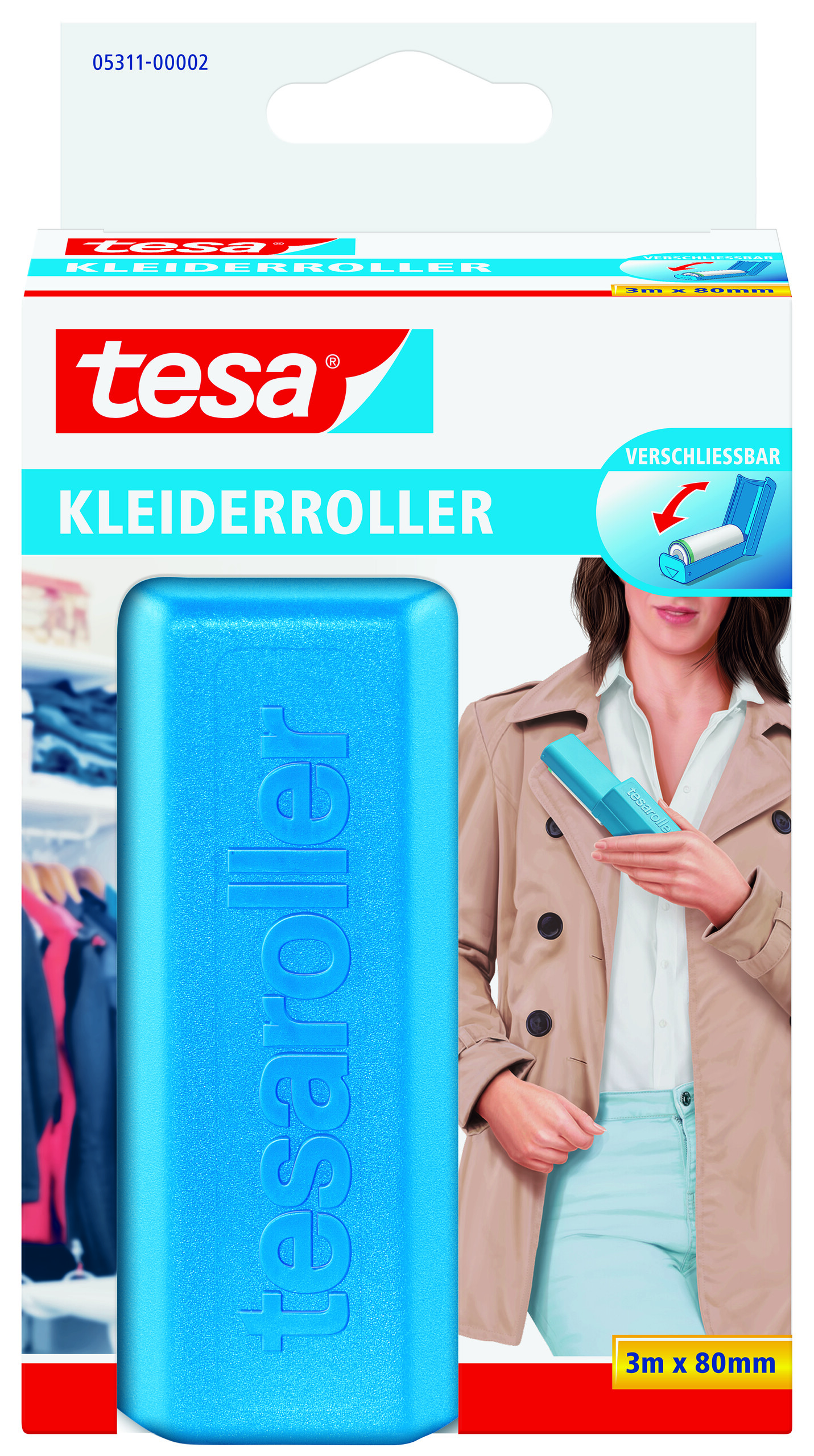 tesa 5311 Kleiderroller Lint Remover Clothing