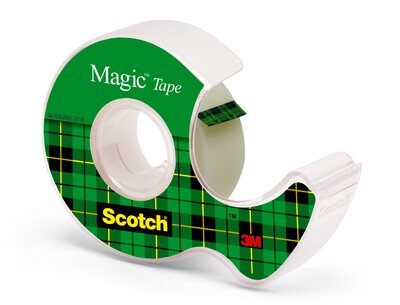 Scotch® Magic™ Klebeband 1 Rolle 19 mm x 7,5 m + 1 Handabroller