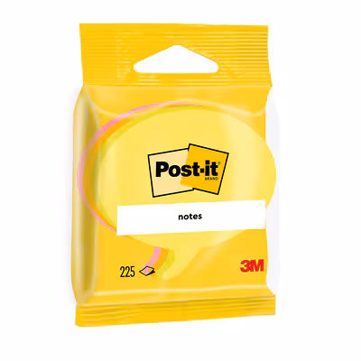 Post-it® Notes In Stanzform, Sprechblase, Gelb, 70 mm x 70 mm, 3 x 76 Blatt 100% PEFC SGSCH-PEFC-COC-110078
