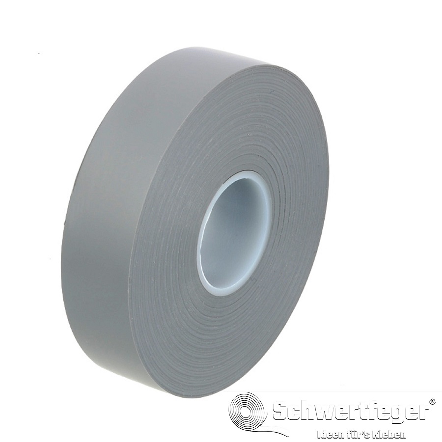 SPADA AT 7 Elektro-Isolierband aus Weich-PVC grau 19 mm x 33 m