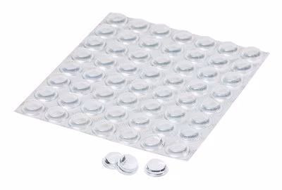 3M™ Bumpon™ SJ5312BL Elastikpuffer Mini-Pack, Transparent, 56 Stück, 12.7x 3.5 mm, Klebstoff Acrylat A-20