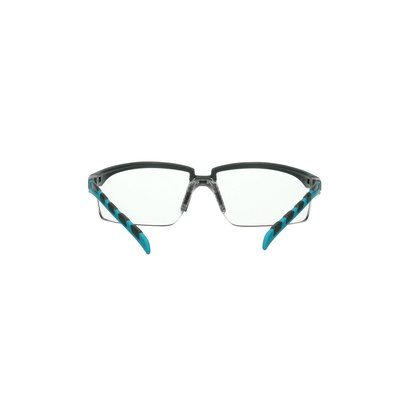 3M™ Solus™ Serie 2000, S2001SGAF-BGR, grau/türkise Bügel, Scotchgard™ Anti-Fog-Beschichtung, transparente Anti-Fog-Antikratz-Scheibe