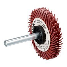 3M Scotch-Brite™ Bristle Disc BB-ZS mit Schaft, rot, 50,8 mm, P220, Typ C