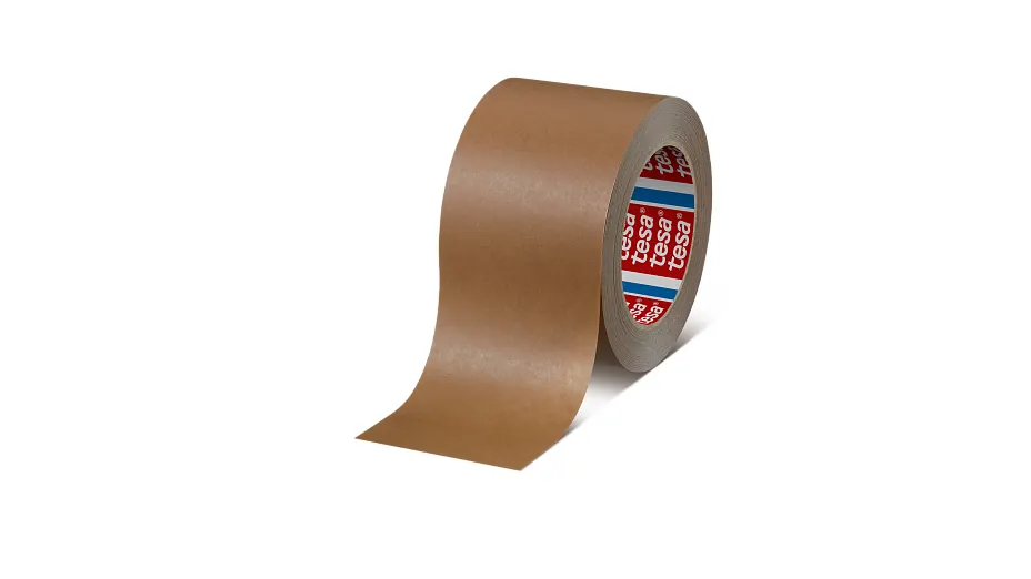 tesa 4313 tesapack PV12 Papierklebeband mit Hotmeltkleber braun 75 mm x 50 m