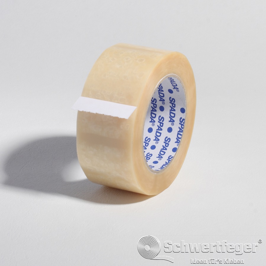 PVC Packband SPADA® EXTRA STARK 80 my transparent 50 mm x 66 m