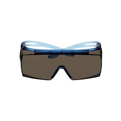 3M™ SecureFit™ 3700 Überbrille, blaue Bügel, Scotchgard™ Anti-Fog-Beschichtung (K&N), graue Scheibe, SF3702SGAF-BLU-EU